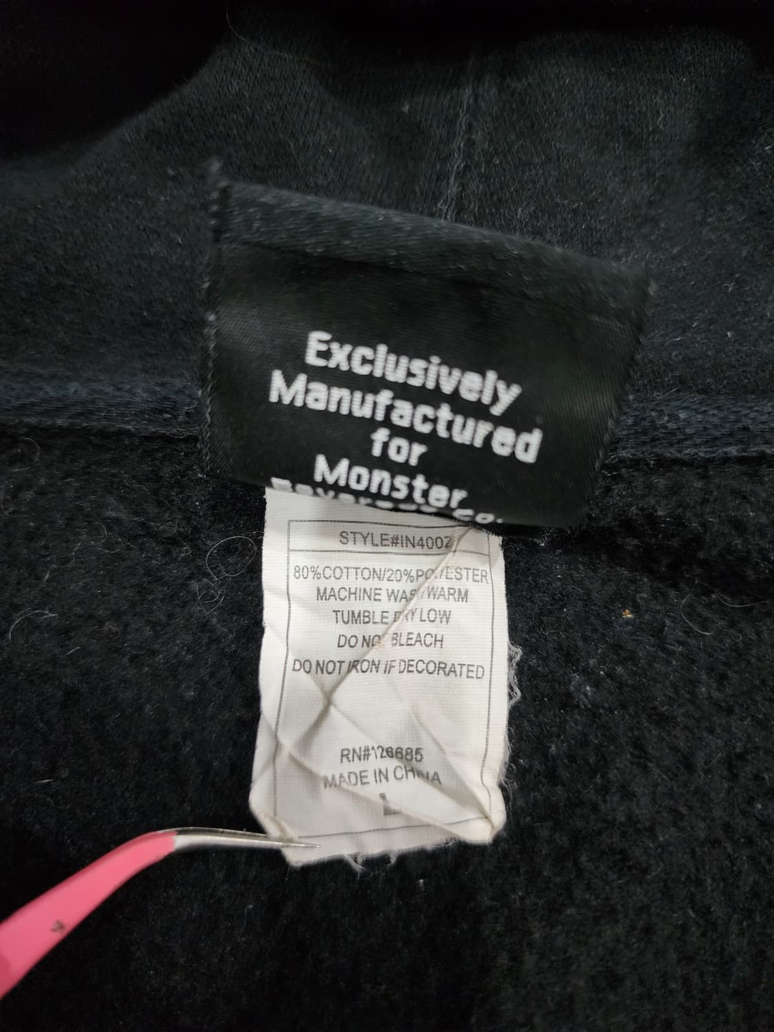 몬스터 에너지 빈티지 Y2K 후드집업 L 상품이미지7