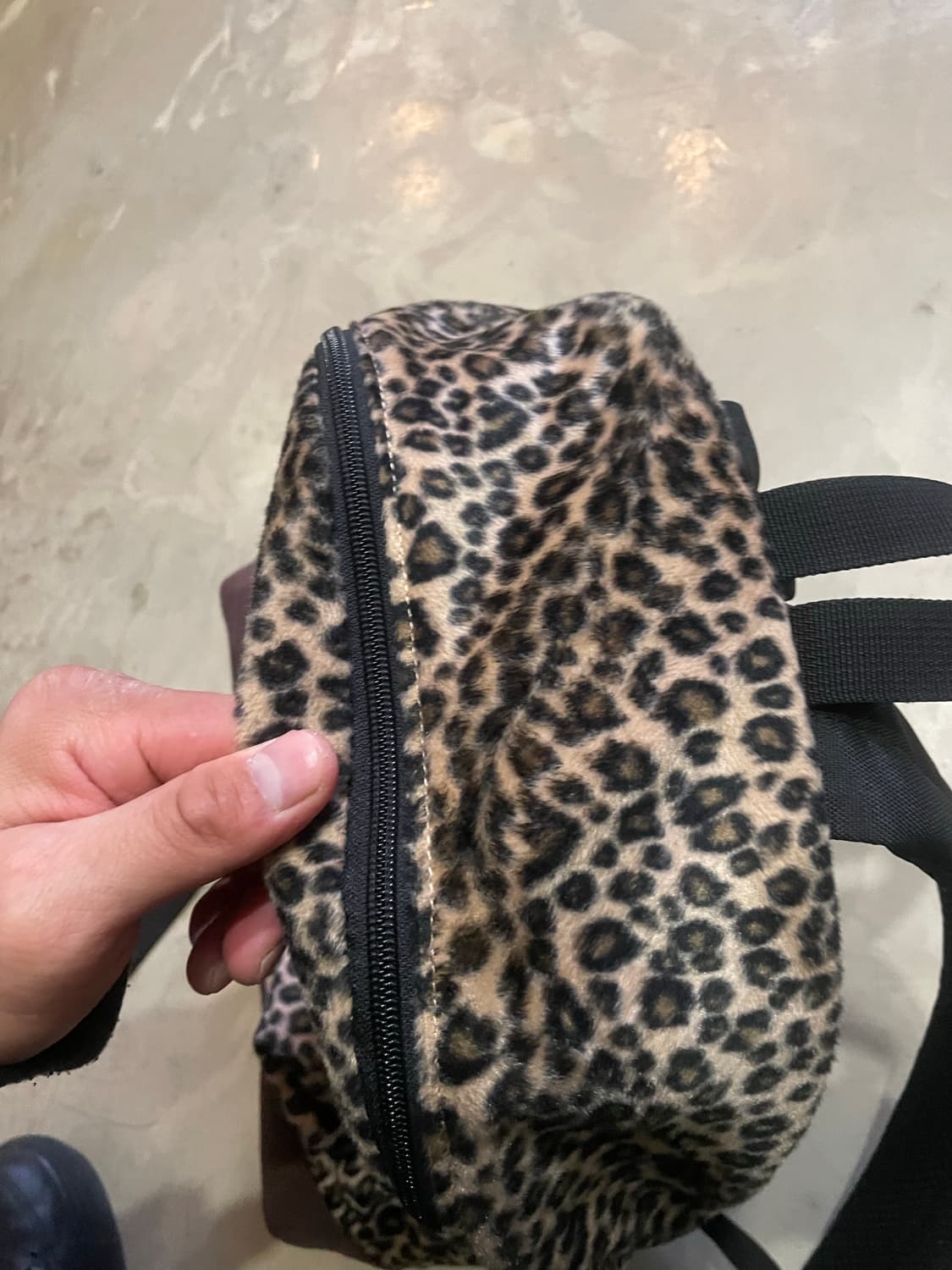 Beams heart 빔즈 레오파드 백팩 상품이미지7