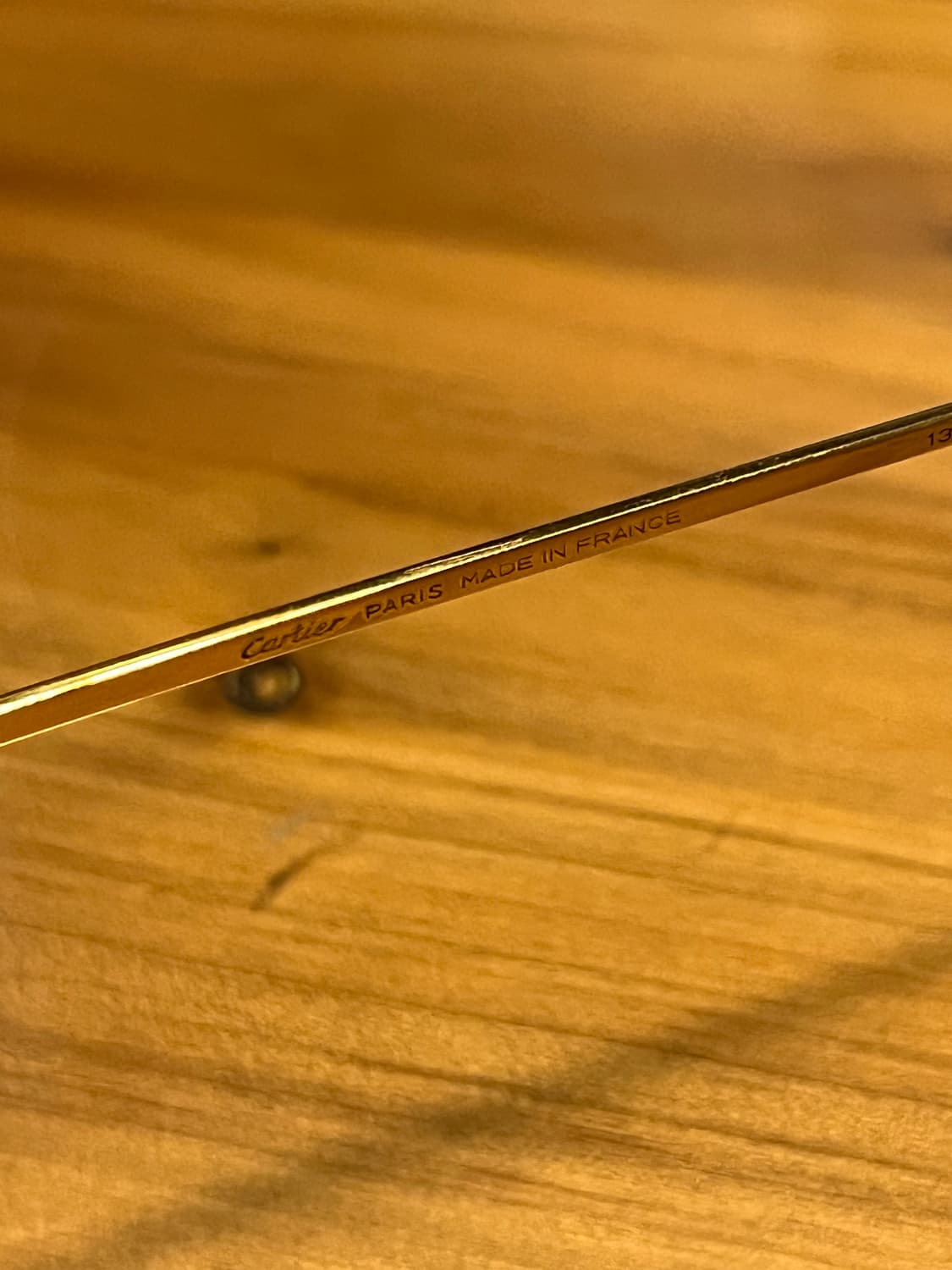 까르띠에 벤덤 산토스 빈티지 골드 에비에이터 상품이미지6