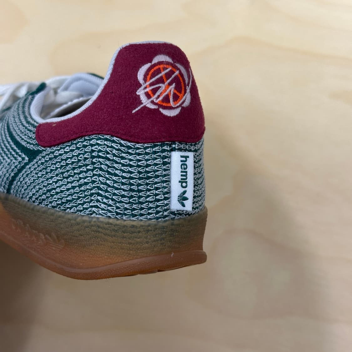 [280] 아디다스 X 션 우더스푼 가젤 컬리지에이트 그린 화이트 상품이미지3