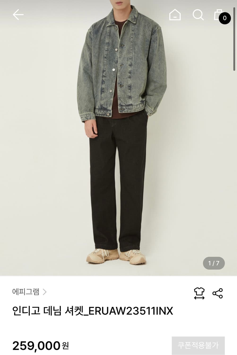 [100-105] 에피그램 데님자켓 상품이미지1