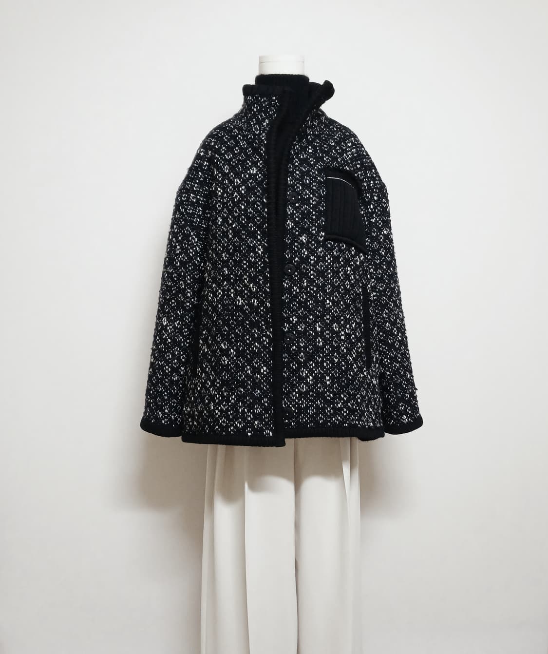 구호 KUHO 이태리 트위드 다이아 퀼팅 패딩 자켓 상품이미지2