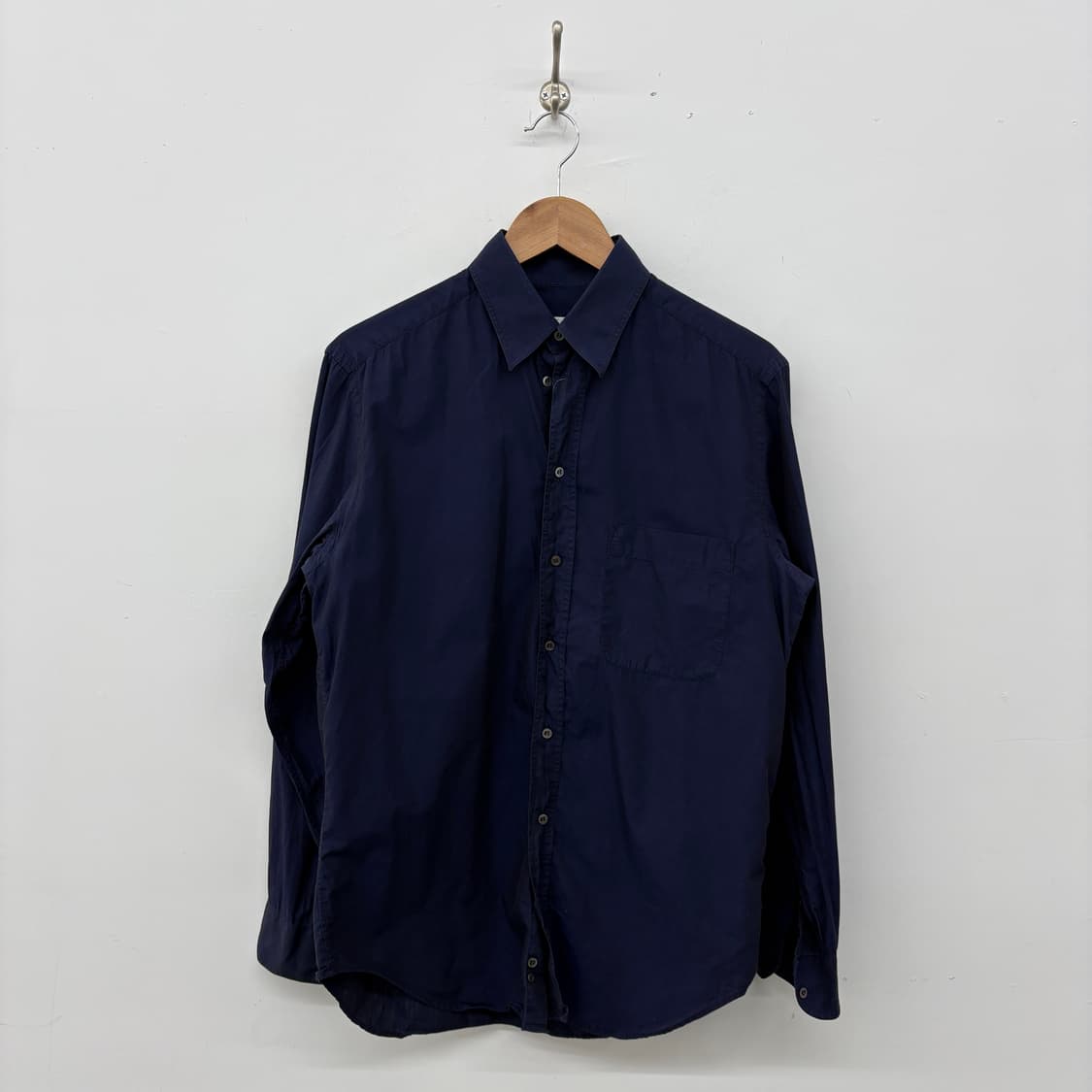 알마니 남색 긴팔 셔츠 남성 M 상품이미지1