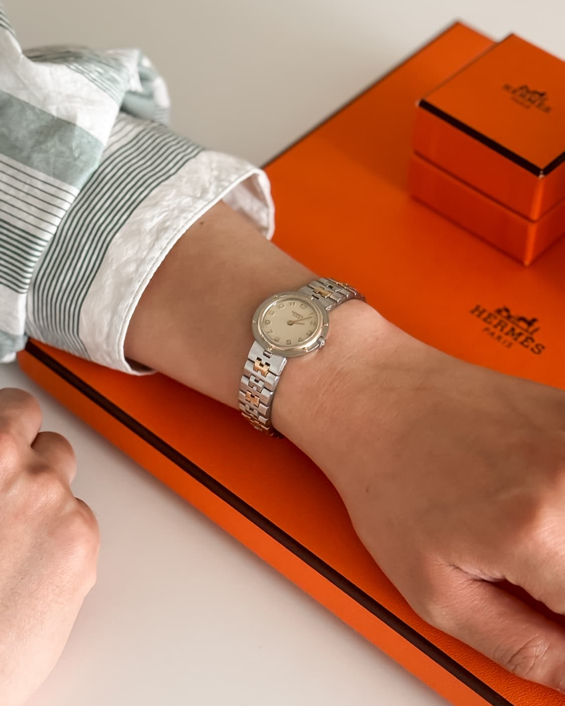 에르메스 클리퍼 콤비 시계 상품이미지5