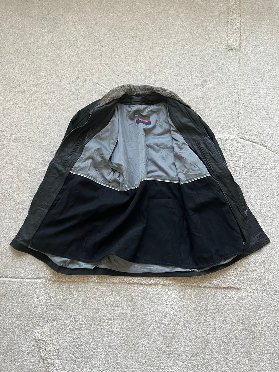 BONGARDI 리얼 램 누벅 레더 코트 (100-105) 상품이미지5