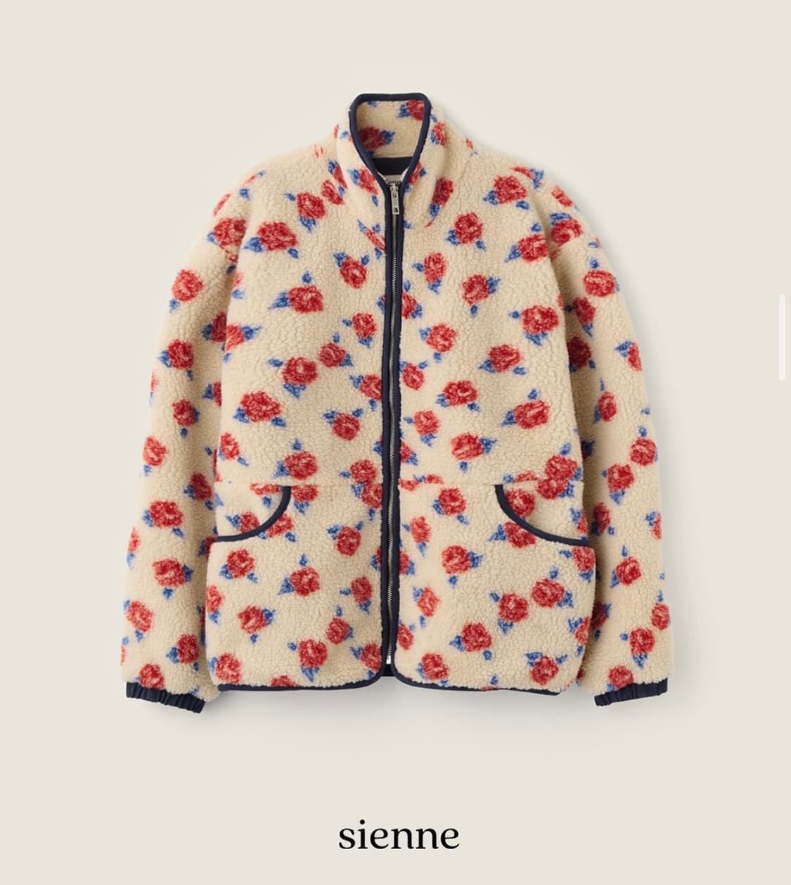 시엔느 로즈 폴리스 점퍼 상품이미지1