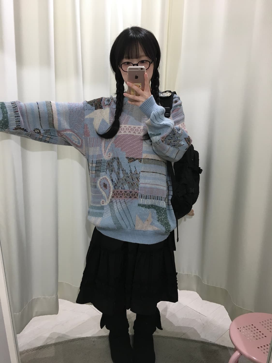 carlolana pattern knit 상품이미지1