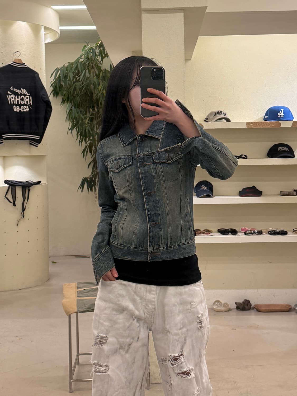 홀리스터 y2k 데님 자켓 U369 상품이미지1