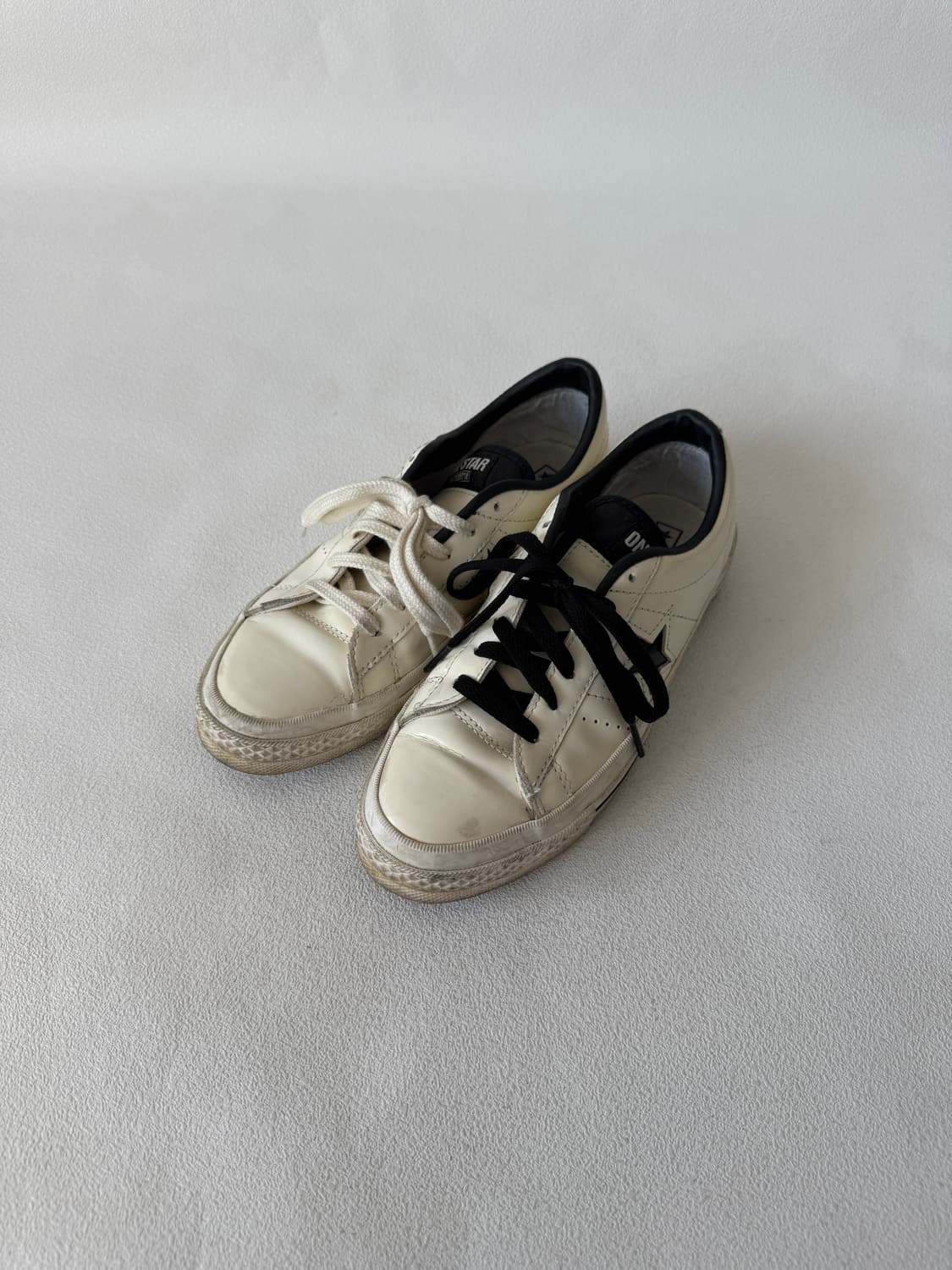 [240]컨버스(CONVERSE)원스타 아이보리(원하는 끈 색 맞춰드림) 상품이미지4