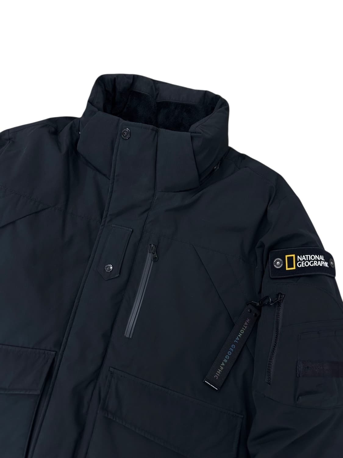 내셔널지오그래픽 덕다운 패딩 블랙 (XL)  상품이미지3