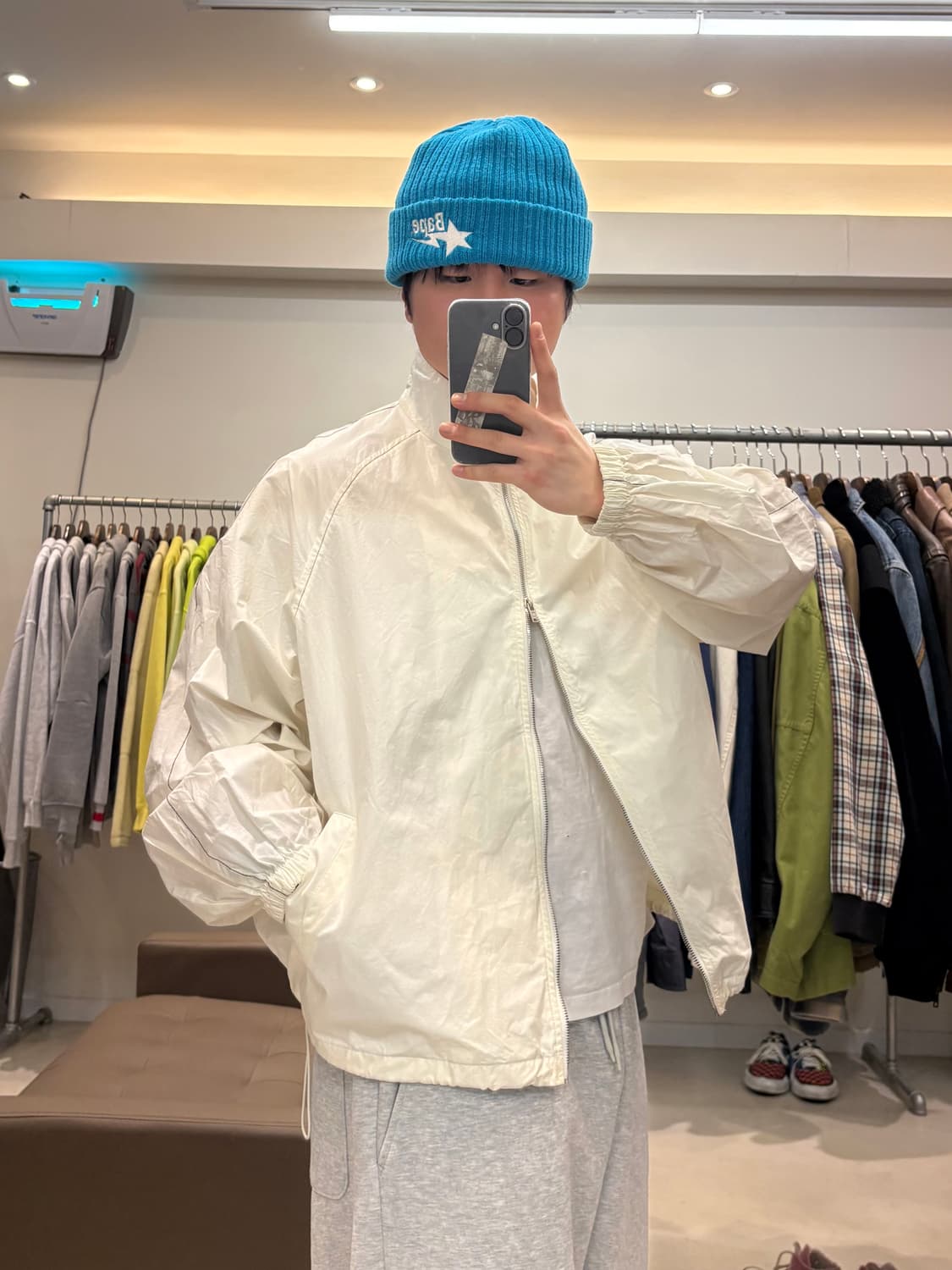 마뗑킴 로고 코팅 점퍼 상품이미지9