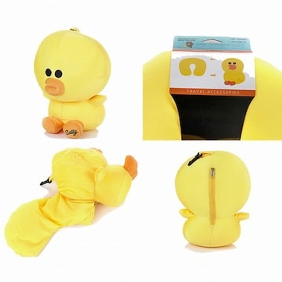 [새상품.정가39,000] 샘소나이트 라인프렌즈 목베게 인형 변형 여행 상품이미지2