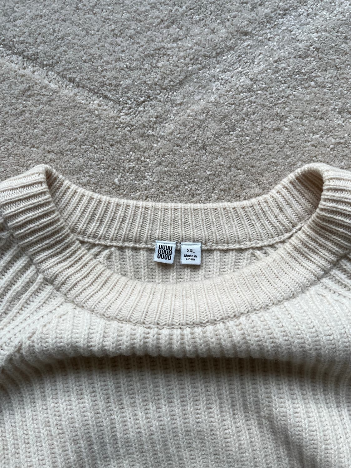 르메르 x 유니클로 U 헤비게이지 심리스 봉니트 (105-110) 상품이미지5