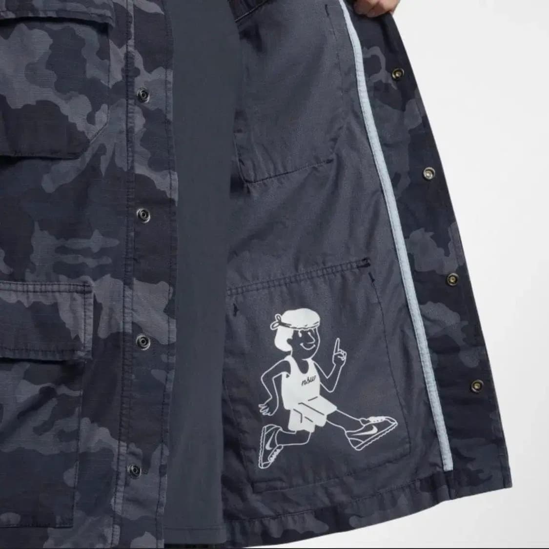 나이키 NSW 카모 자켓 XL 상품이미지5
