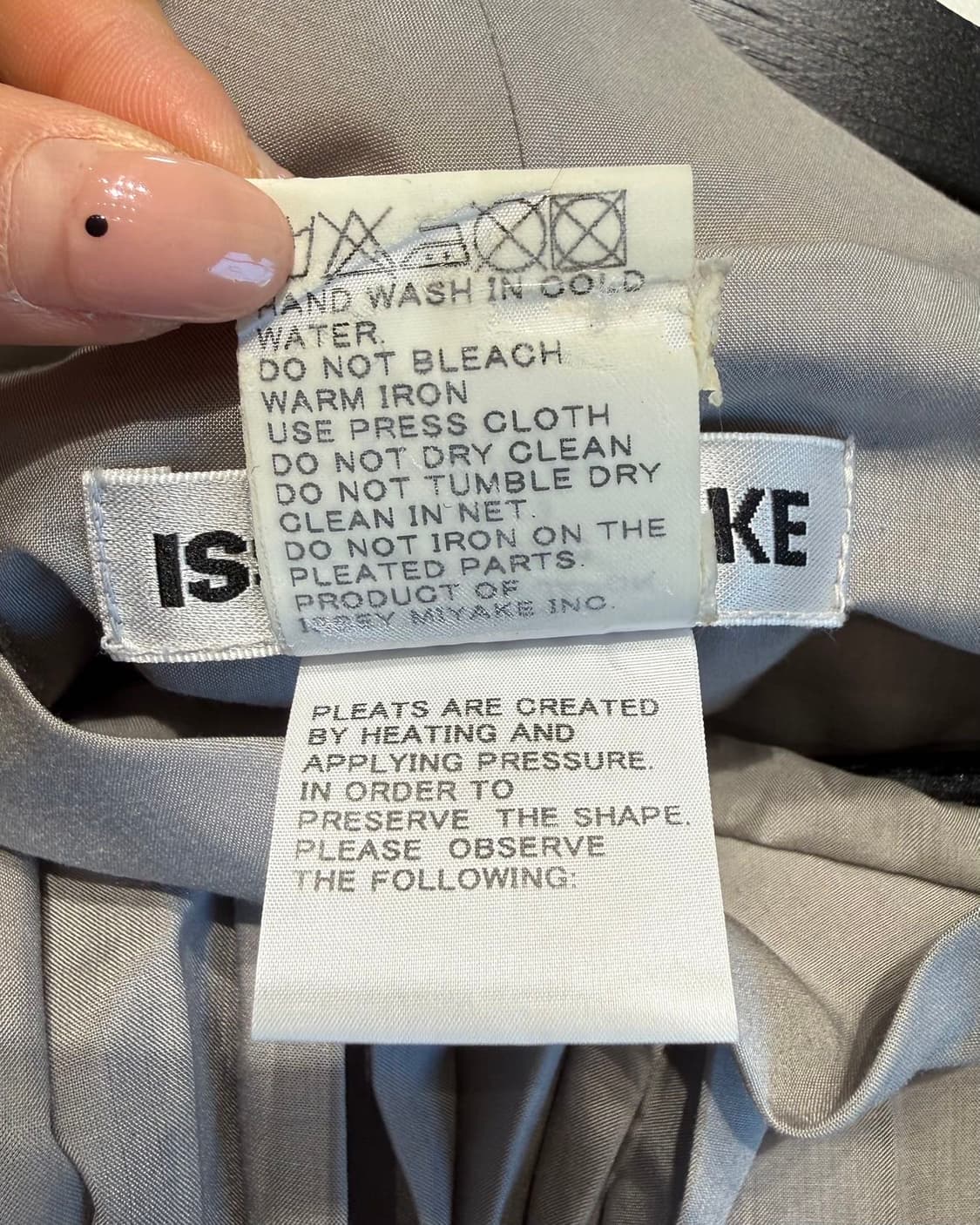 이세이미야케 그레이 아이즈 프린팅 링컬 원피스 상품이미지9