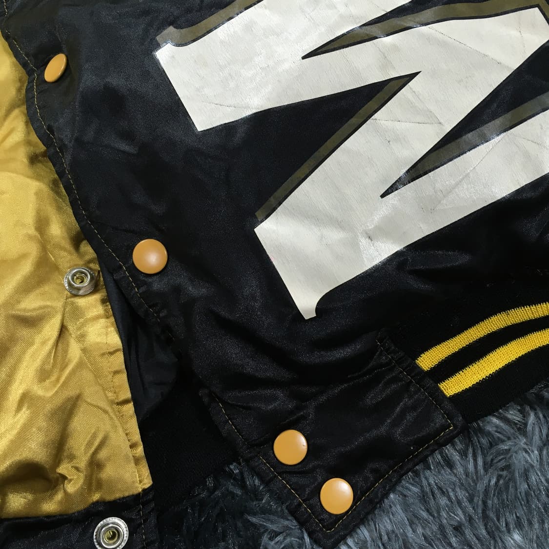 투티/0253 산토리몰츠 MALTS 리버시블 구스다운패딩 일본빈티지 XL 상품이미지9