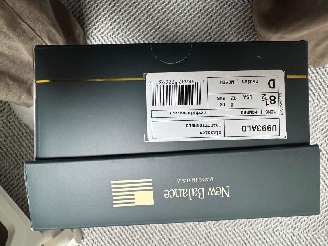 뉴발란스 x 에메 레온 도르 993 265새상품 판매합니다 상품이미지4