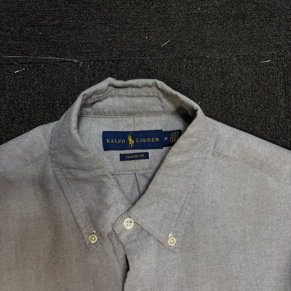 폴로 클래식핏 솔리드 셔츠 그레이 M 상품이미지6