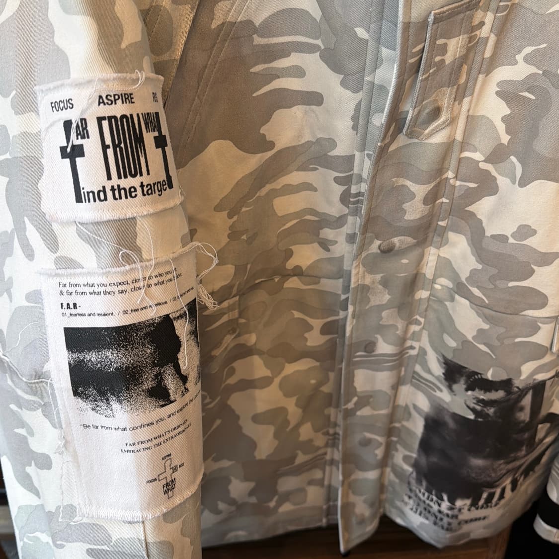 파프롬왓 24FW 아카이브 밀리터리 카모 자켓 상품이미지6