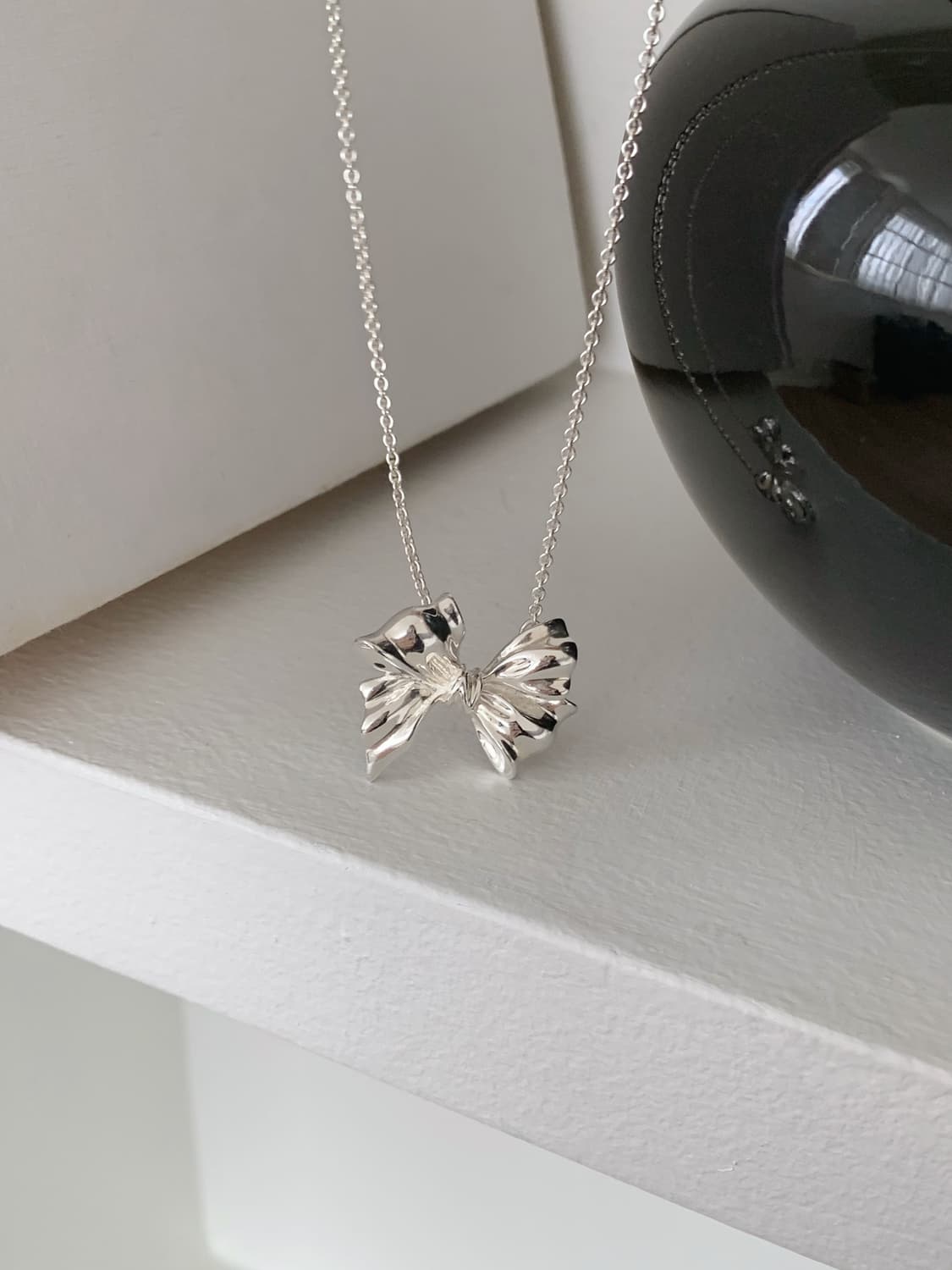 [ 티파니앤코 ]  티파니 라지 보우 리본 목걸이 상품이미지2