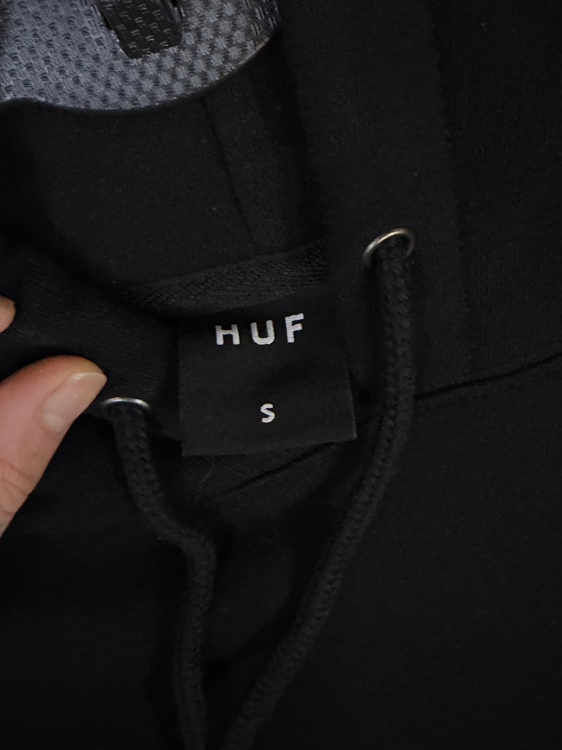 HUF 후드티 블랙 스몰 상품이미지2