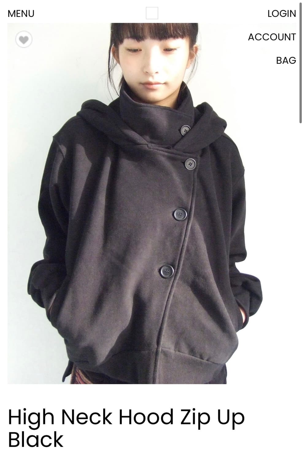 오스하이 하이넥 후드집업 상품이미지1