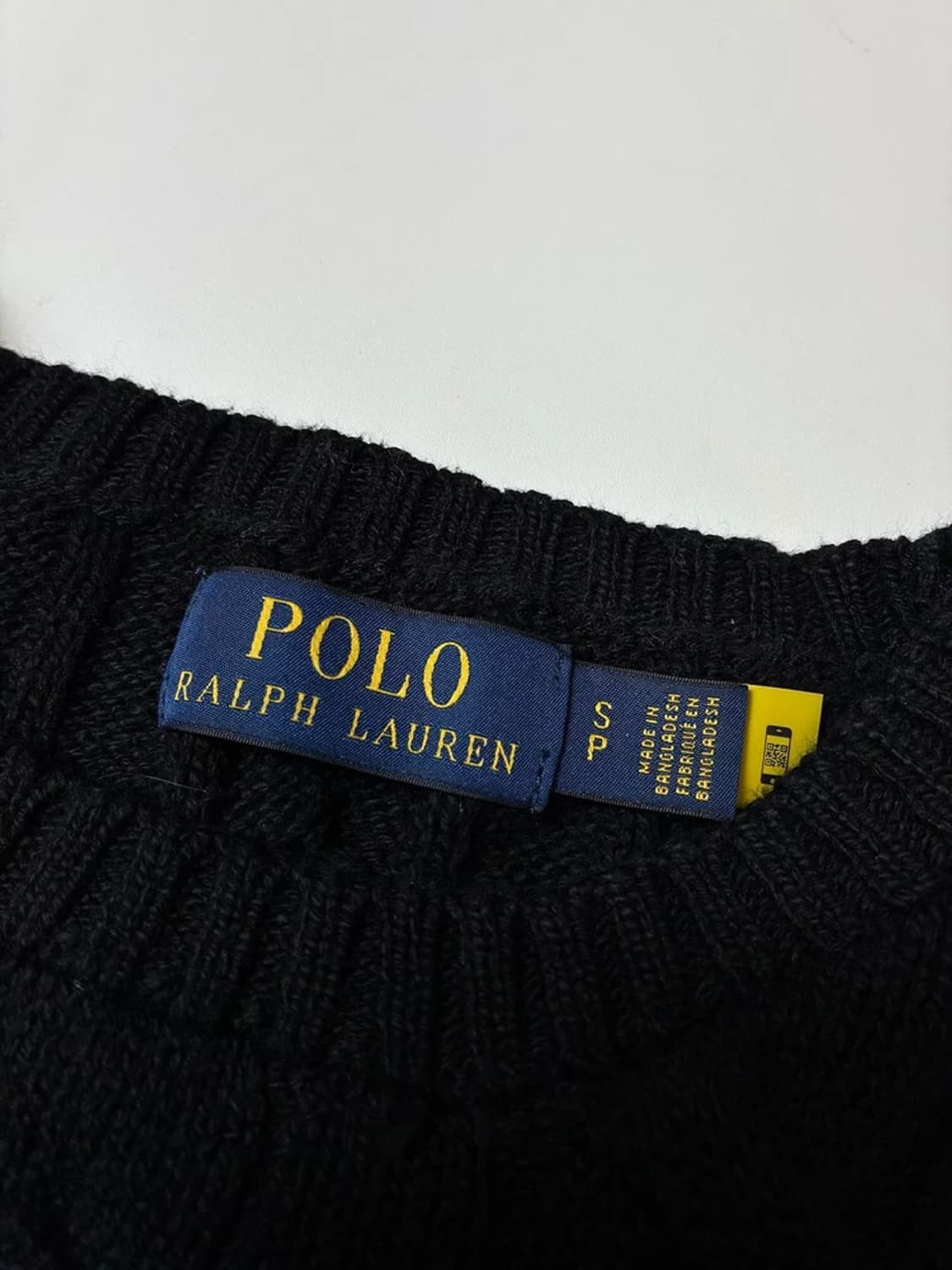 폴로 랄프로렌 큐알 신형 꽈배기 코튼 니트 PN8263 상품이미지6