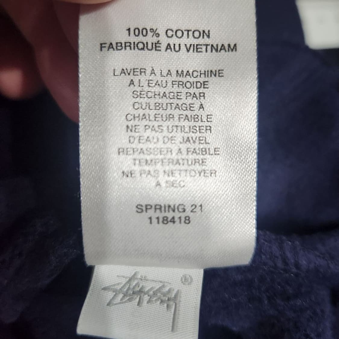 [남M]스투시 21S 스톡 로고 모크 집 스웻[Y63-022] 상품이미지9