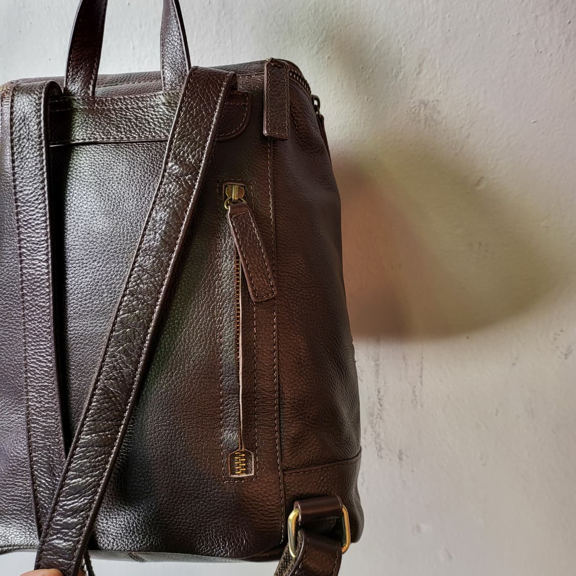 ADAD 올 레더 백팩 상품이미지7