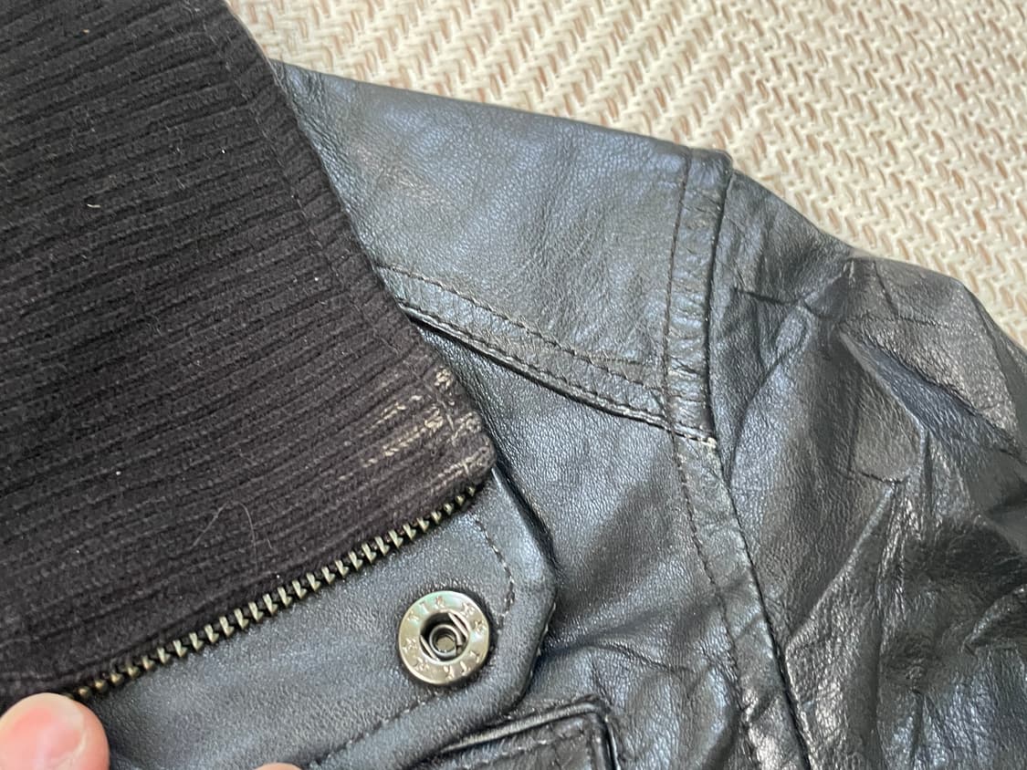 빈티지 양가죽 레더 자켓 J03614 상품이미지5