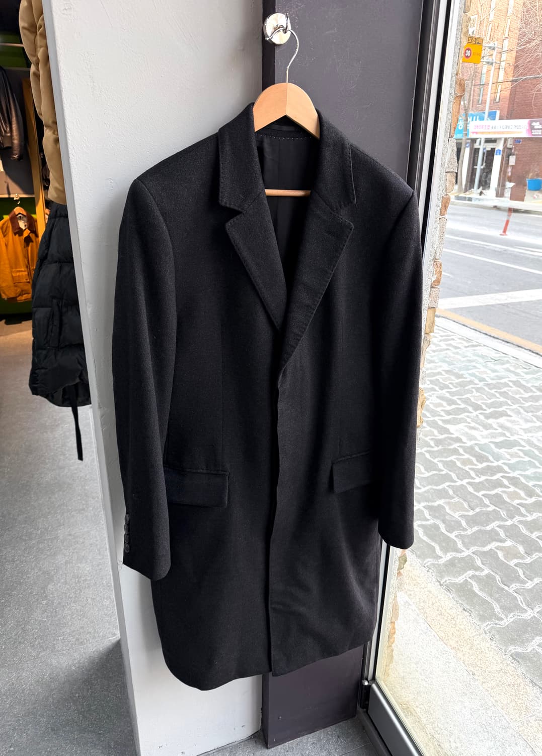 52/ 휴고보스 신형 블랙라벨 캐시미어100% 코트 자켓 상품이미지2