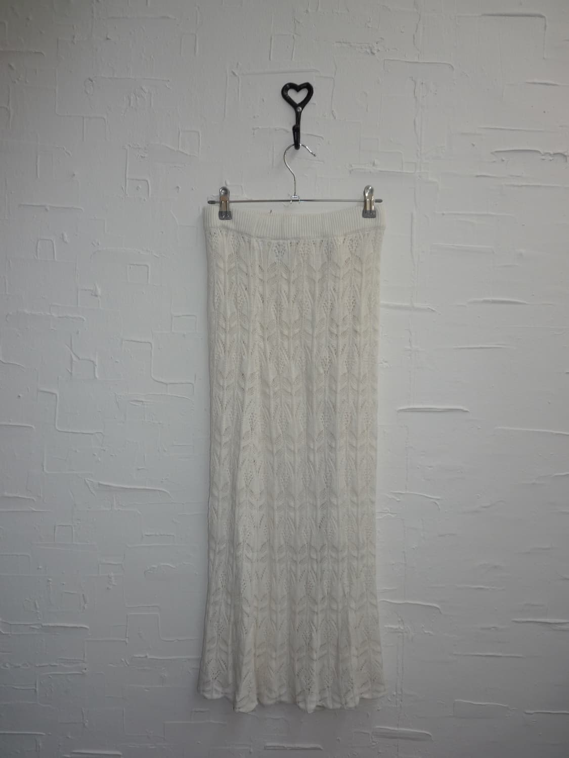 white kintting long skirt 상품이미지5