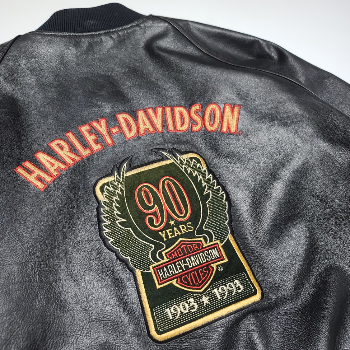 할리데이비슨 90주년 레더 자켓[2XL] 상품이미지5