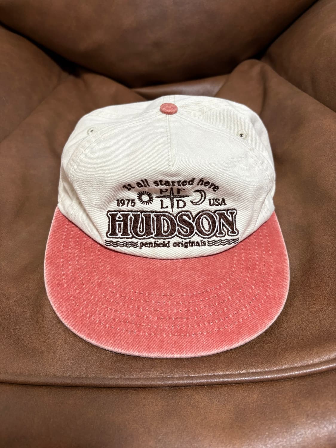 펜필드 투톤 페이티드 시그니처 캡 상품이미지1