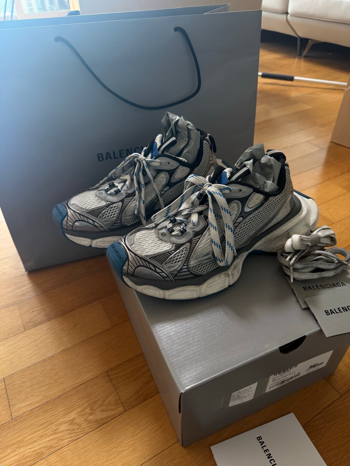 발렌시아가 3XL 블루 [43] 상품이미지2