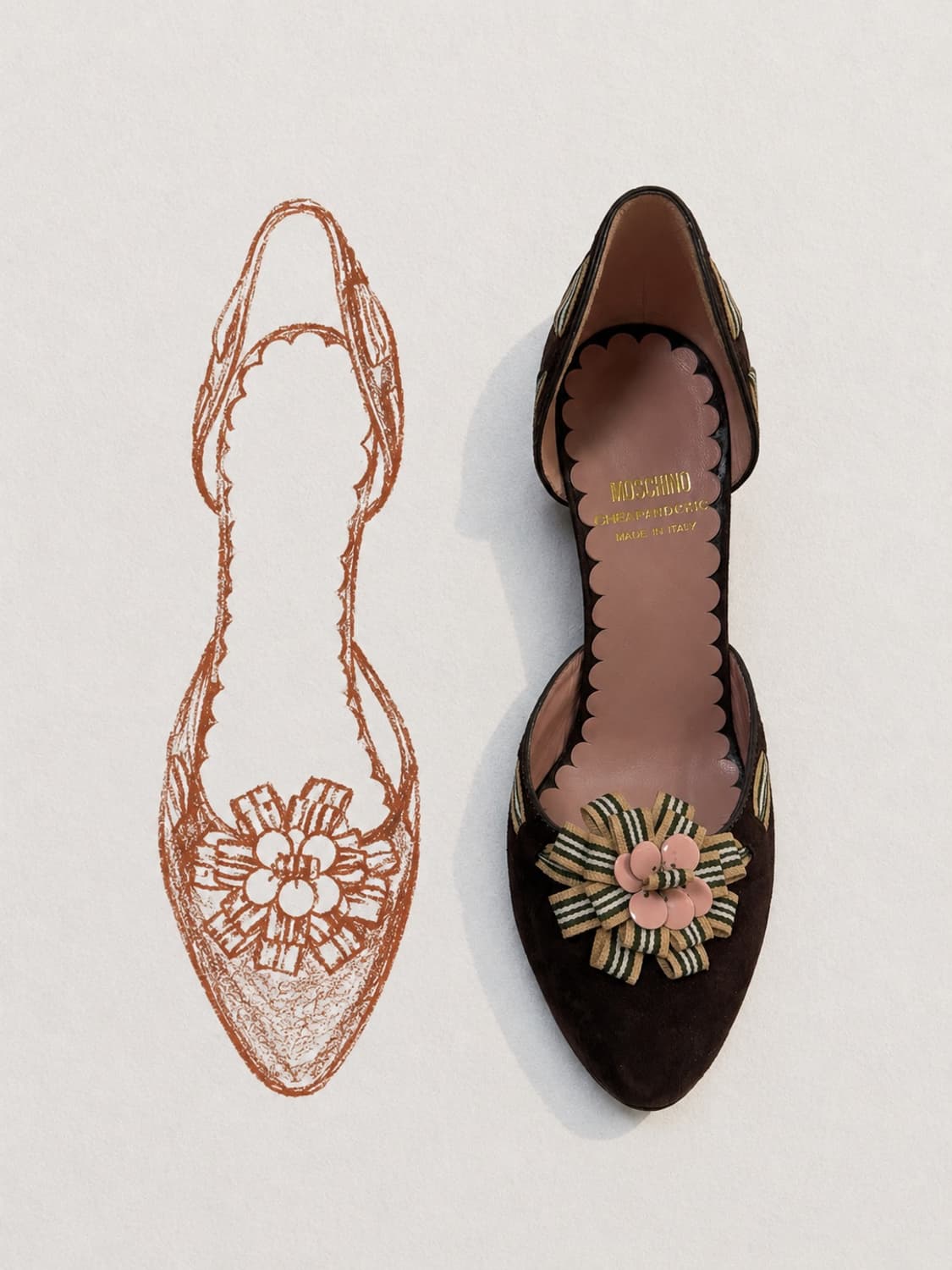 모스키노 칩 앤 시크 Flower Pumps 상품이미지1
