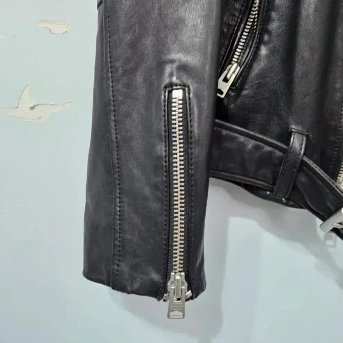 AllSaints 올세인츠 볼트 양가죽 바이커 자켓 95 상품이미지5