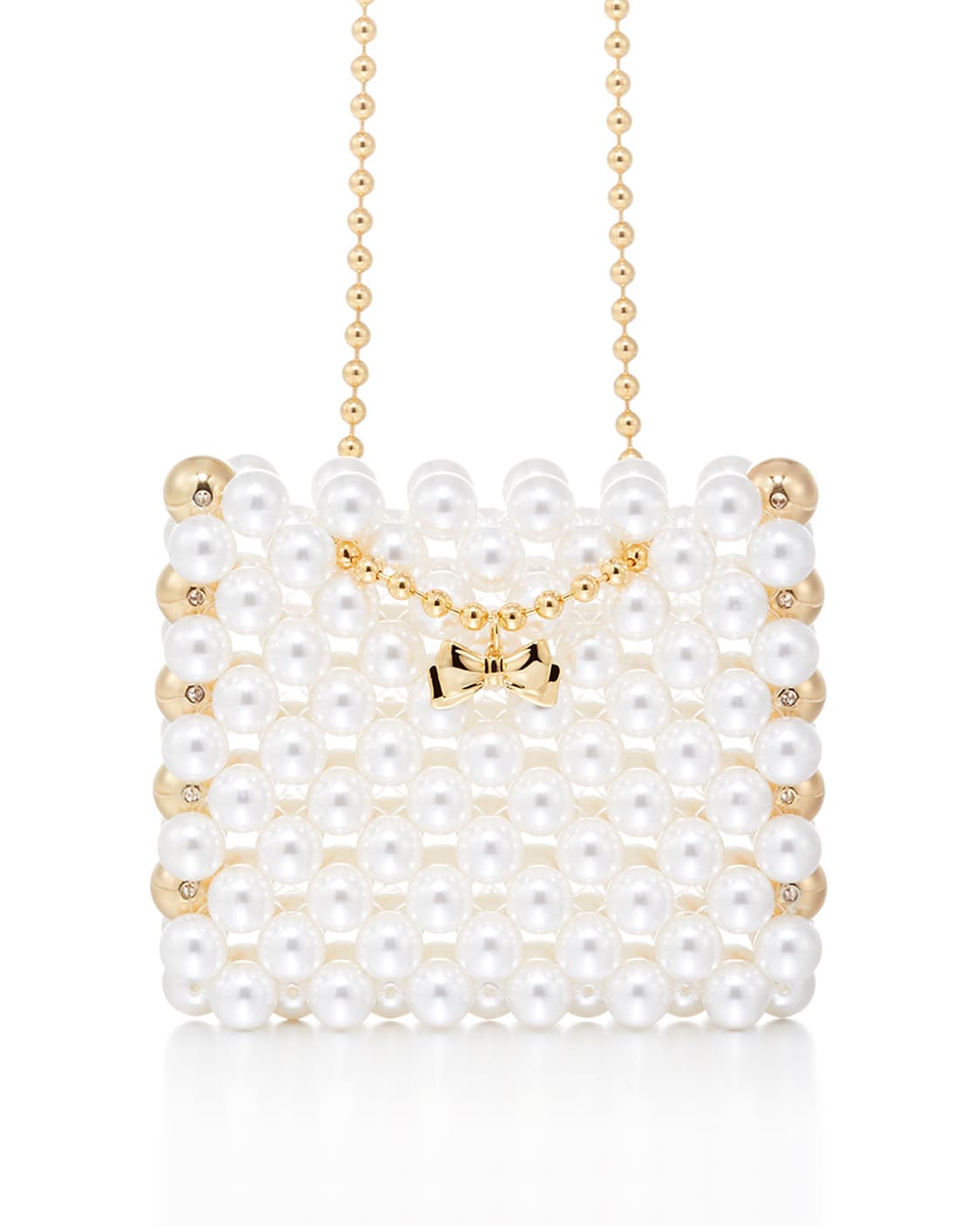 넘버링 펄 미니백 골드 상품이미지1