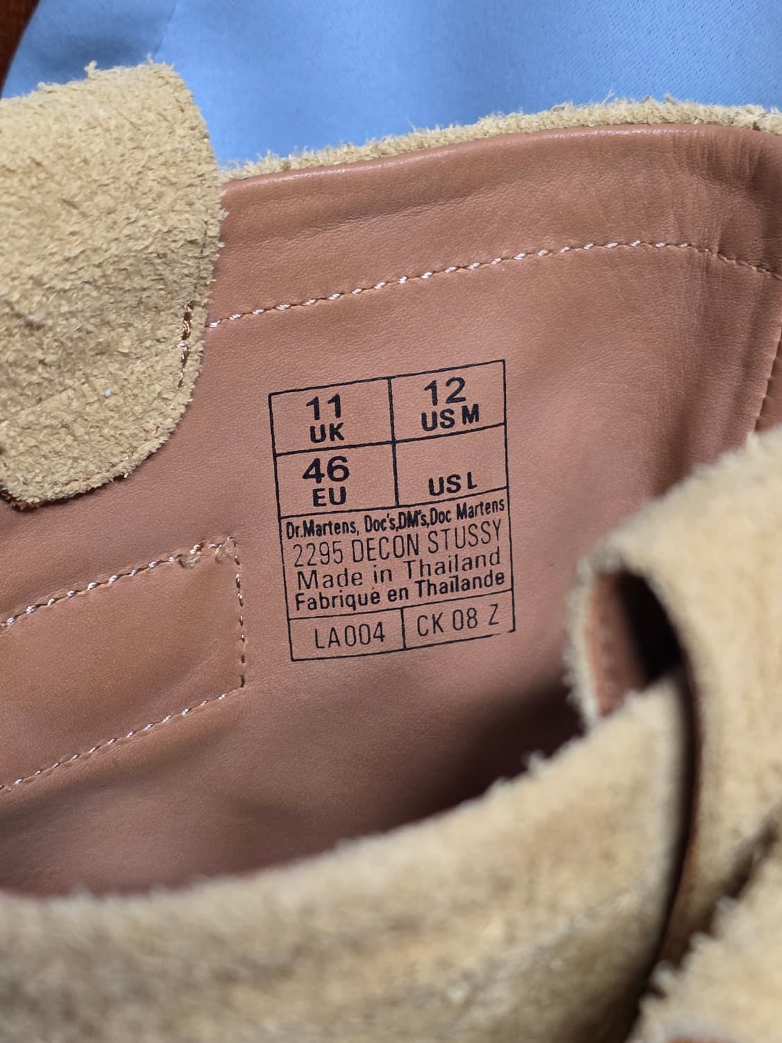 [300] 스투시 x 닥터마틴 2295 데콘 스웨이드 부츠 상품이미지6