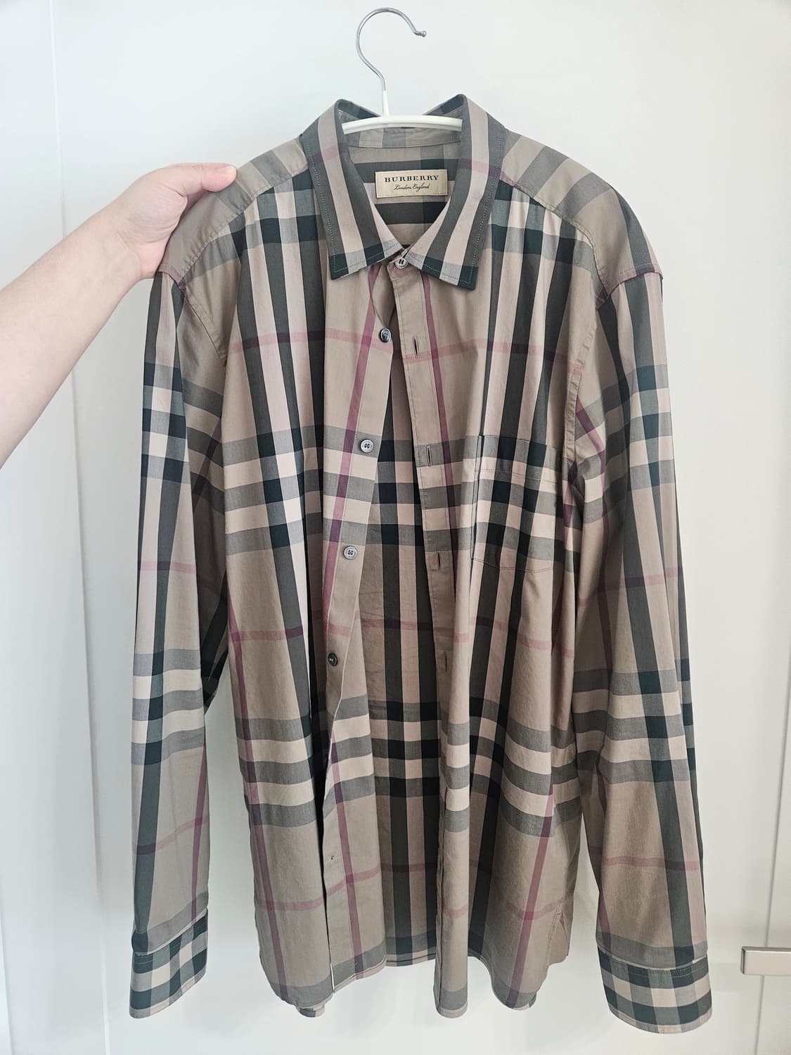 버버리셔츠판매한다 사이즈 105~110 상품이미지1