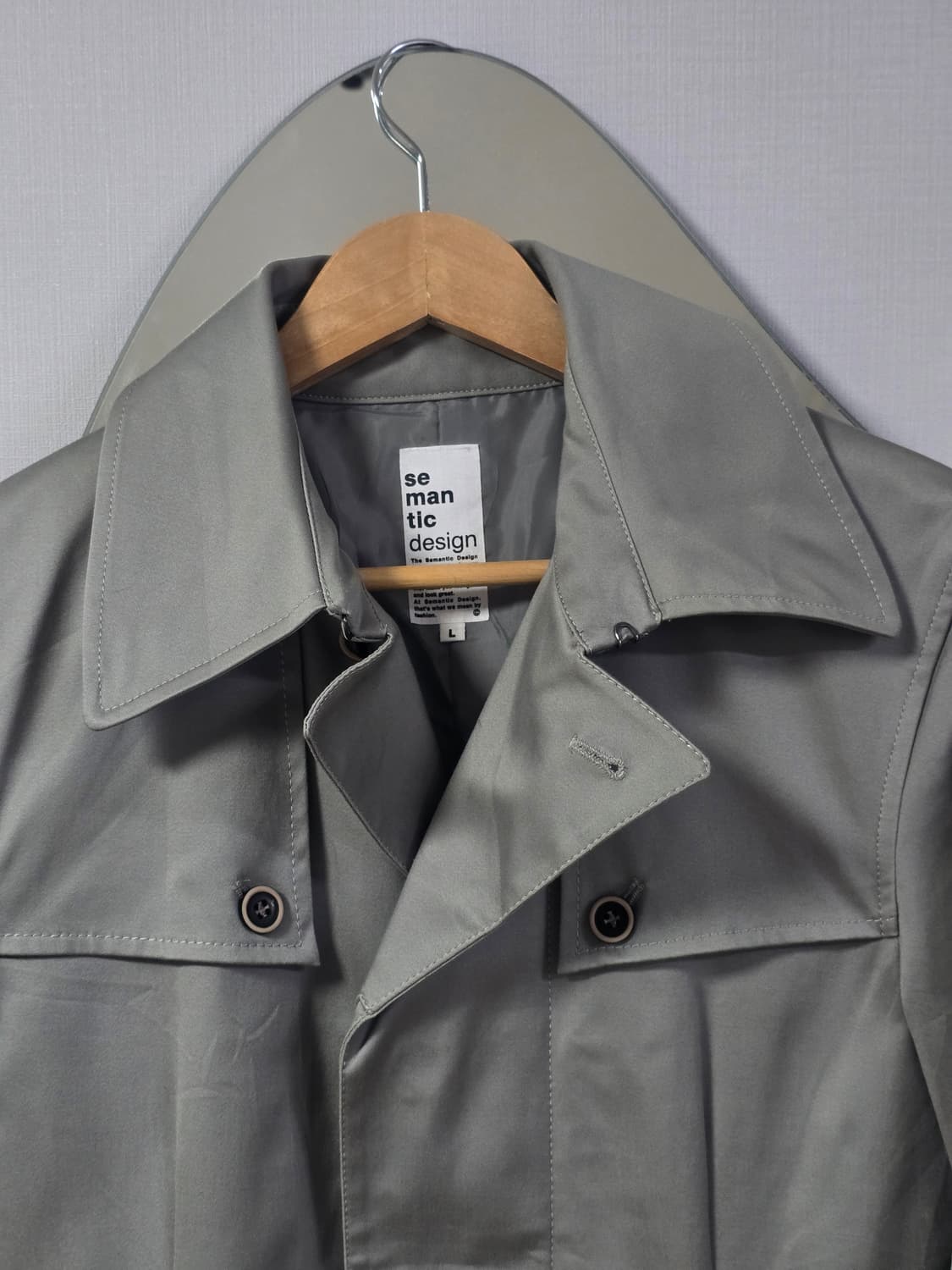 세만틱 디자인 필드 자켓 그레이 L 상품이미지3