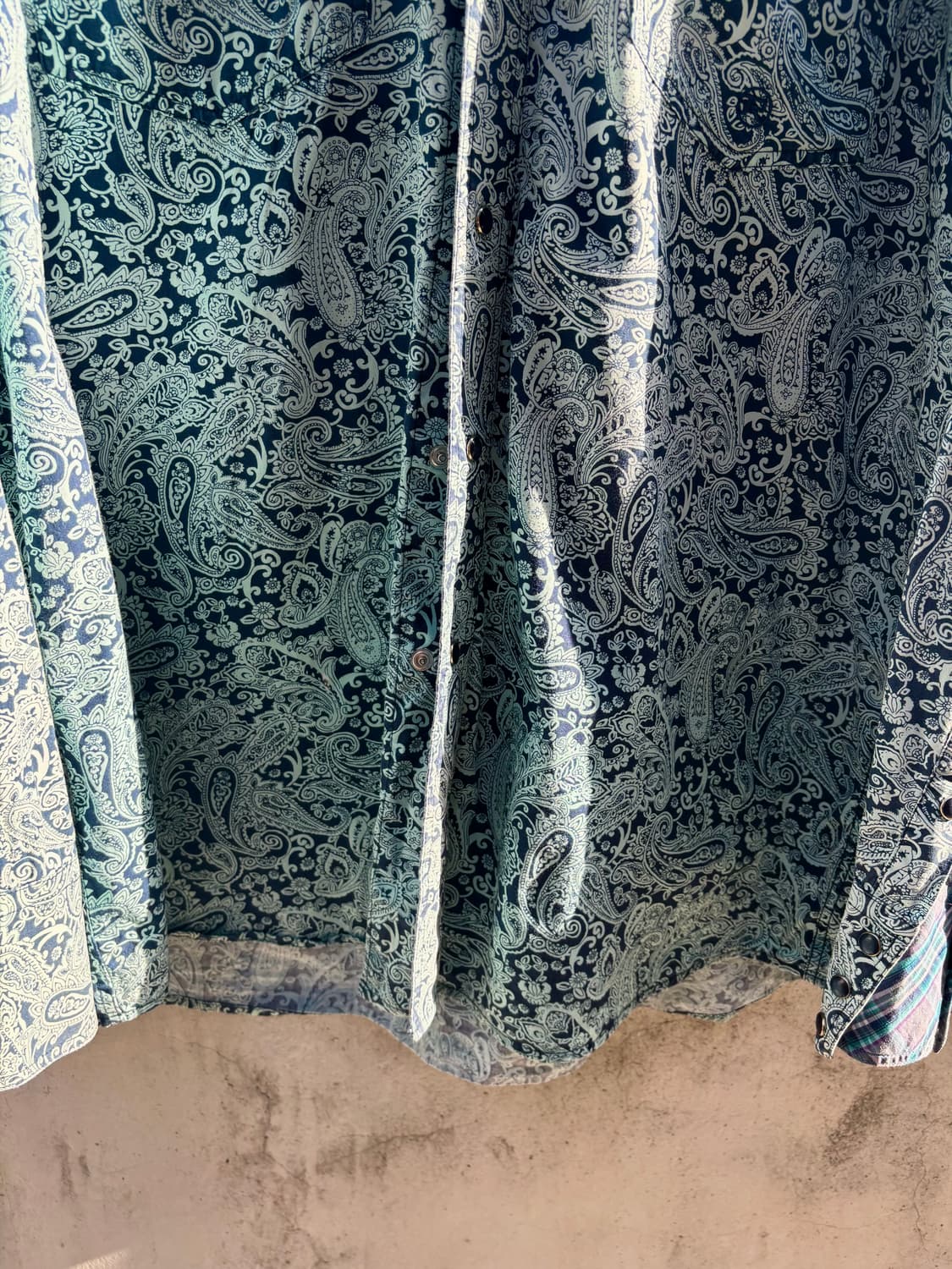 Vintage Roper페이즐리 웨스턴 카우보이 셔츠  상품이미지3