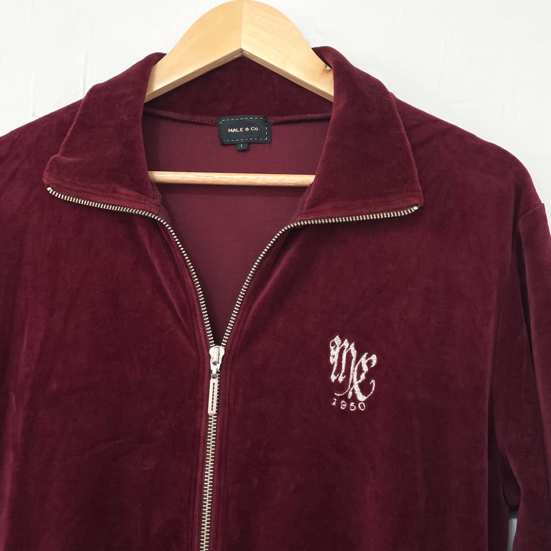 빈티지 벨벳 트랙 재킷 상품이미지3