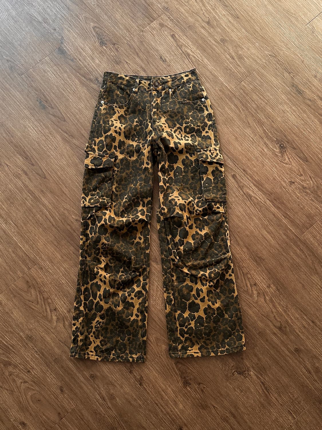 올오버 레오파드 카펜터 팬츠 상품이미지7