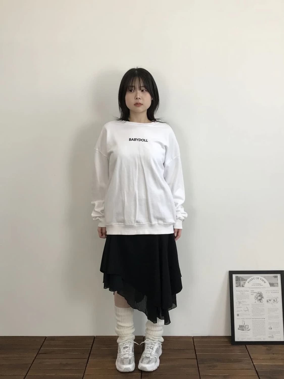 Babydoll King Crown Print Sweatshirt 상품이미지2