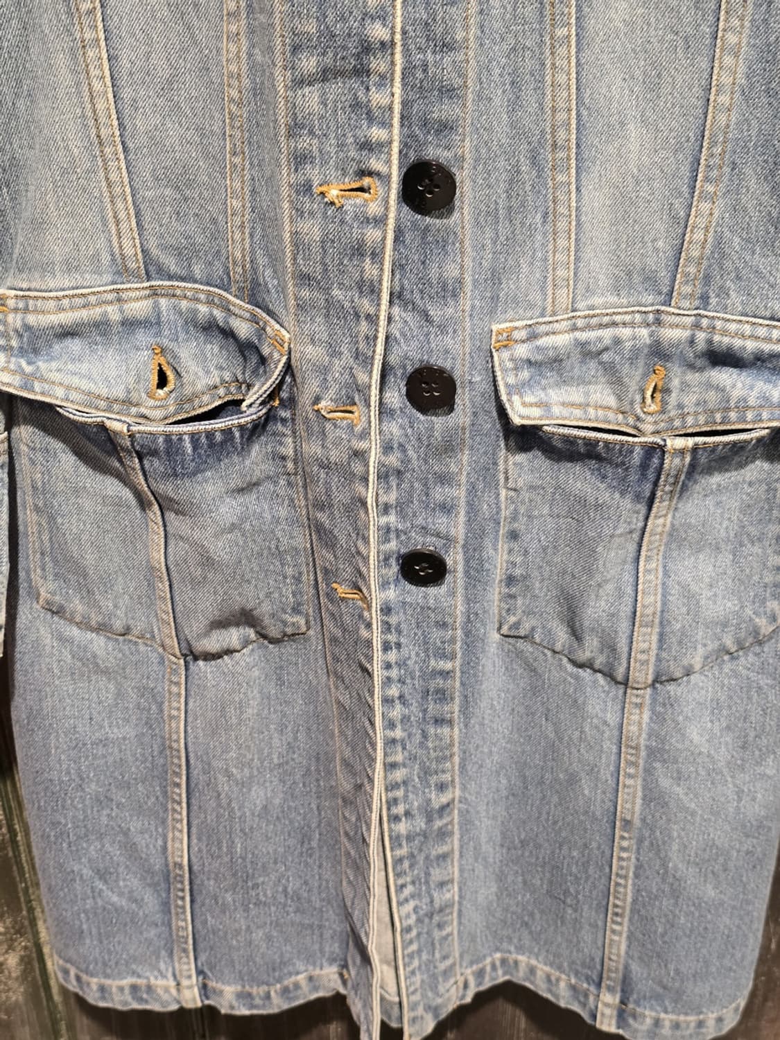 ZERO Denim Long Jacket 상품이미지3