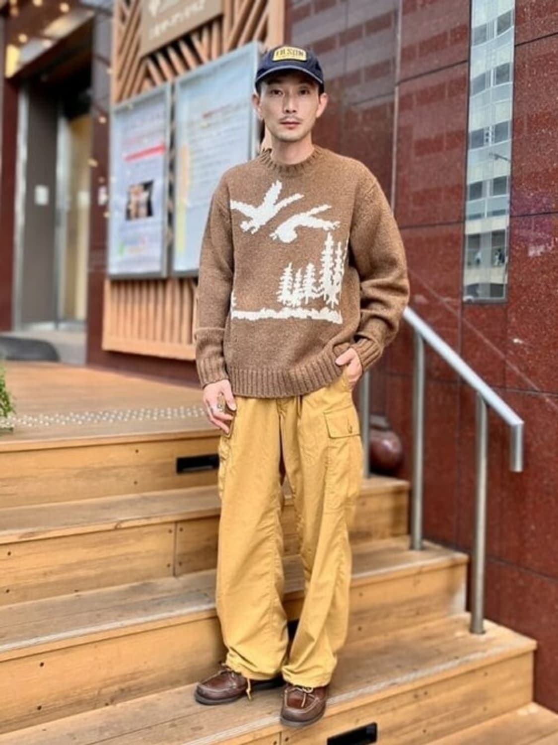 BEAMS PLUS 3 Gauge Intarsia Crewneck 상품이미지2