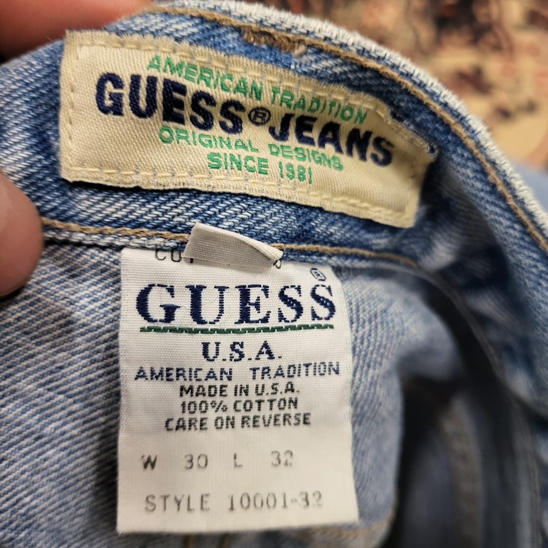 90s 게스 청바지 (30) made in USA  상품이미지9