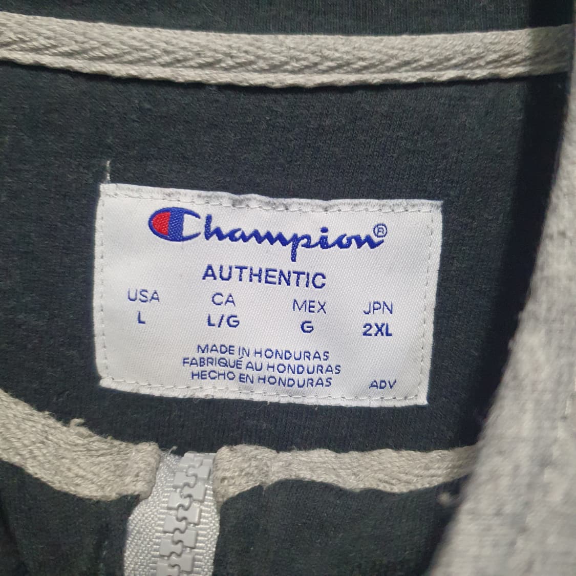 챔피온 하프집업 맨투맨 그레이  상품이미지5