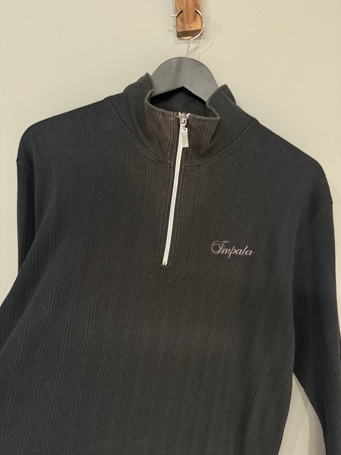 back lettering half-zip long sleeve 상품이미지6